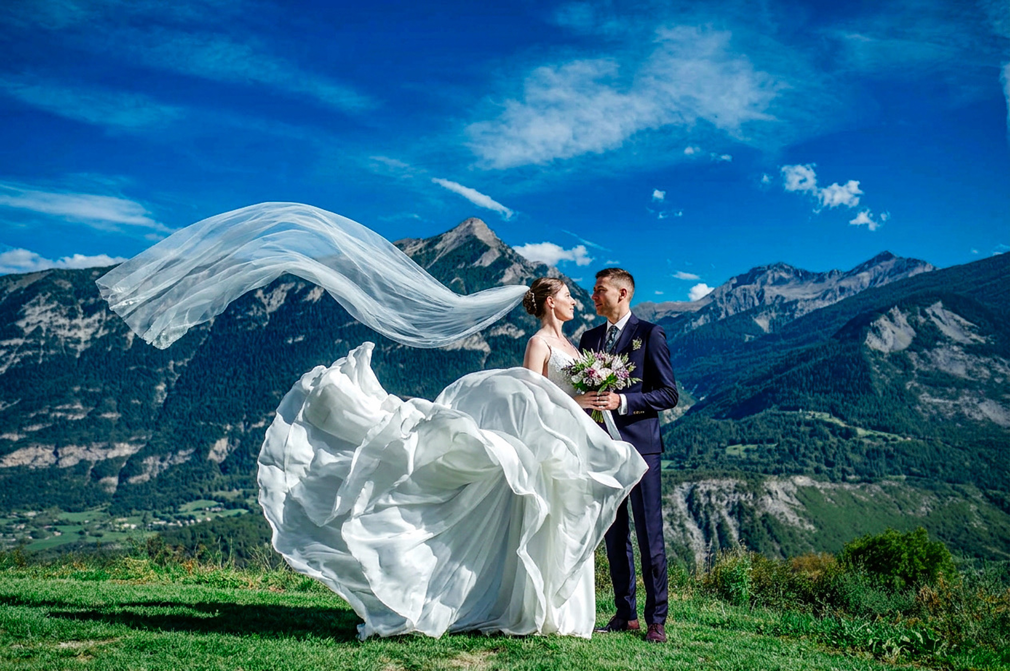Paysage des Hautes-Alpes, territoire de Brieuc Mercière photographe de mariage